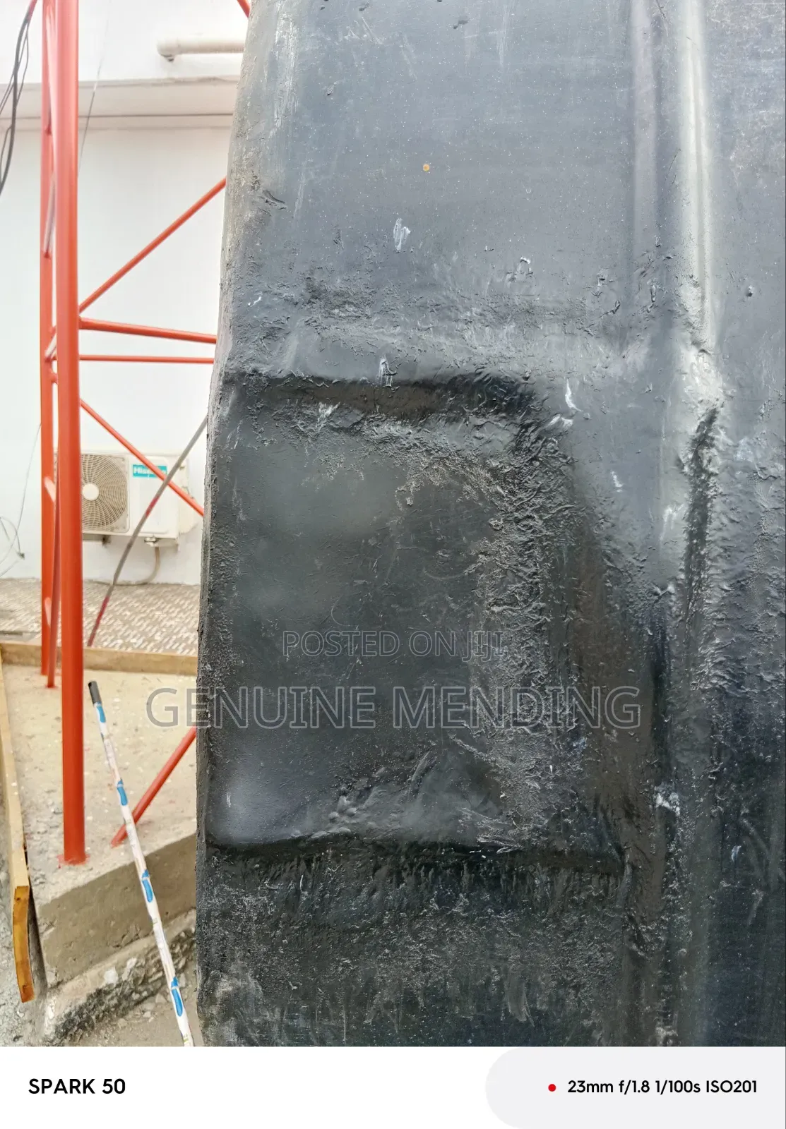 A Stubborn Spot of a Tank Cut Away and Replaced New One