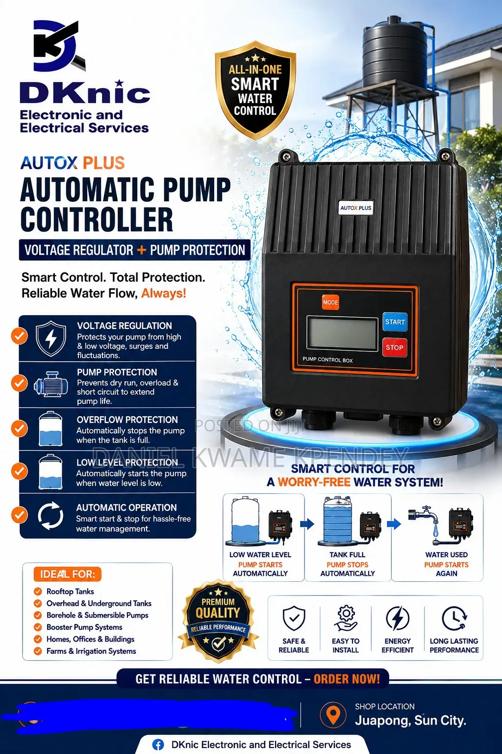 Automatic Water Pump Controller.