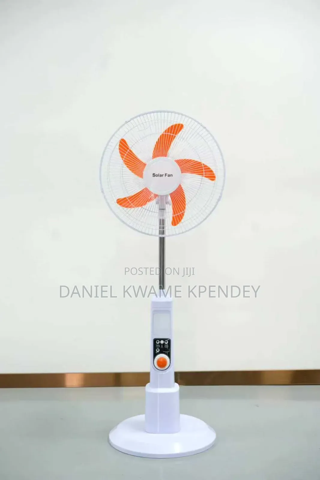 Solar Rechargeable Fan