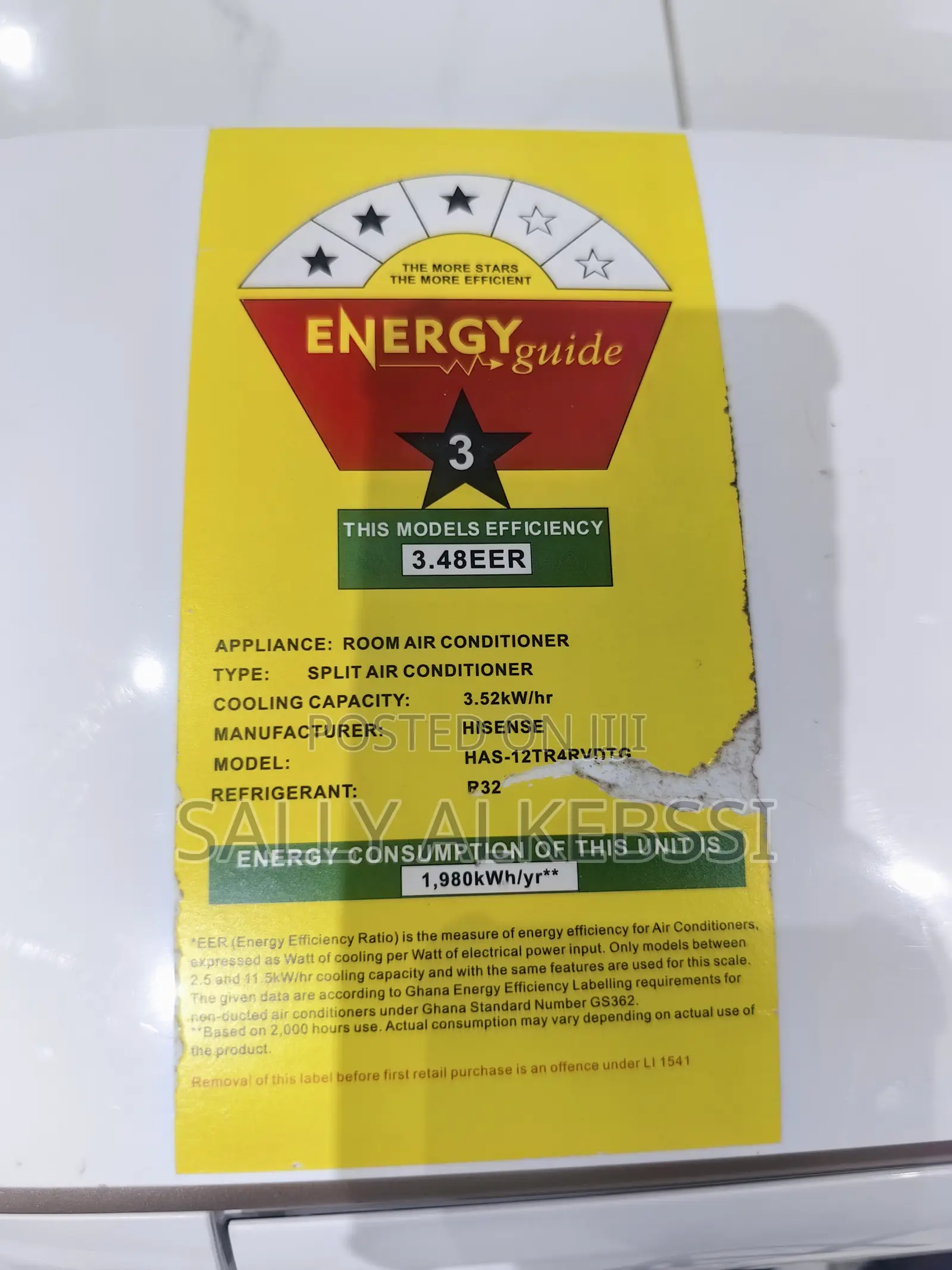 Hisense Converter AC, Ghs2000, Spintex