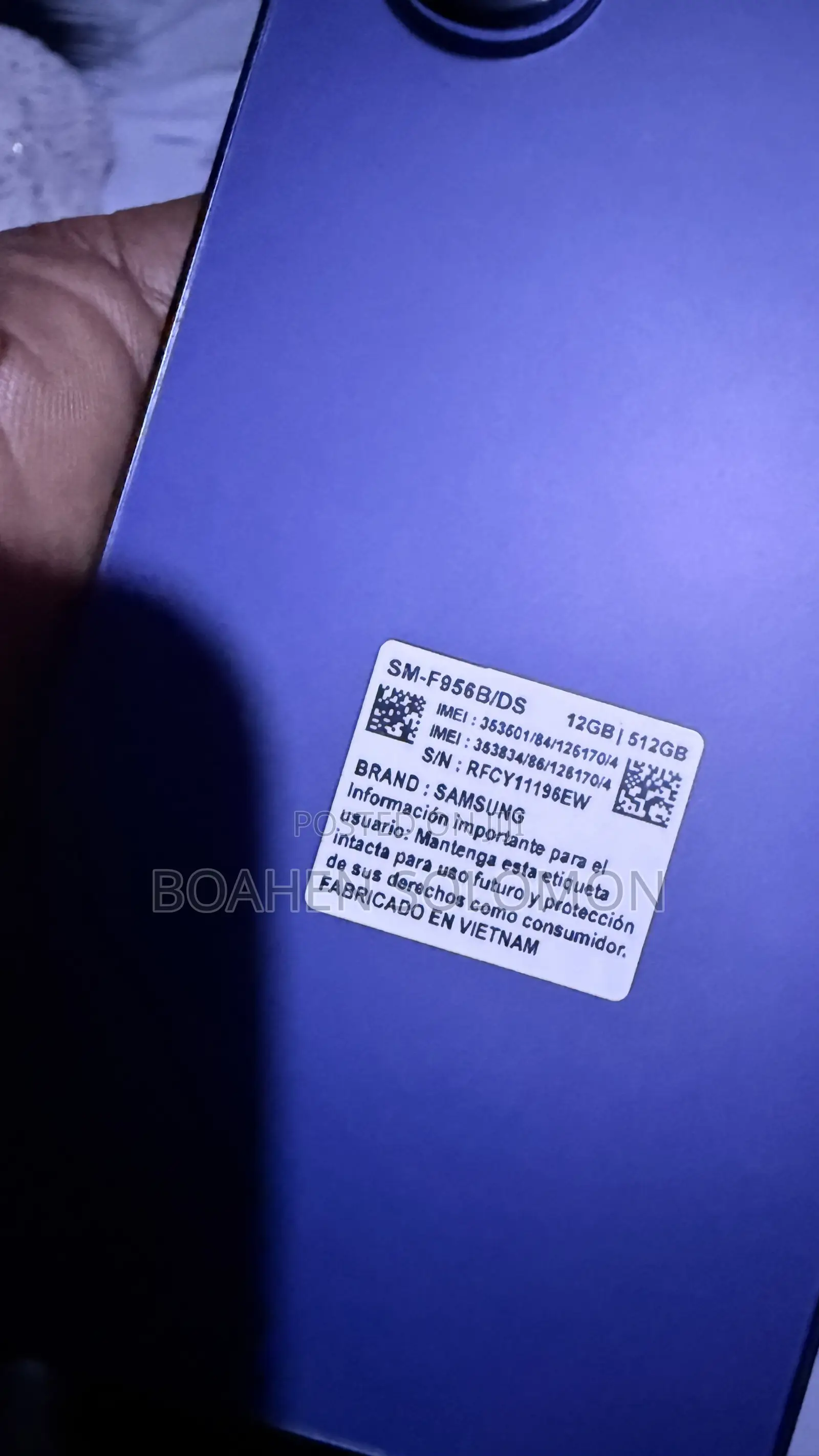 Samsung Galaxy Z Fold6 512 GB Purple