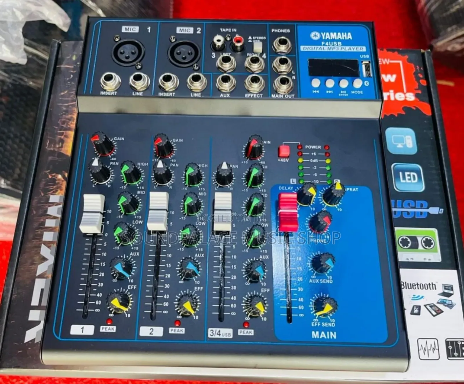 Yamaha F4-USB 4-Channel Audio Mixer