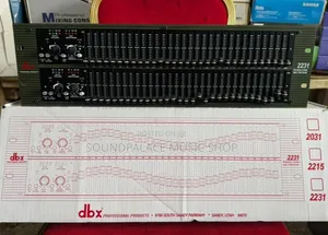 The DBX 2231 Dual 31-Band Graphic Equalizer / Limiter