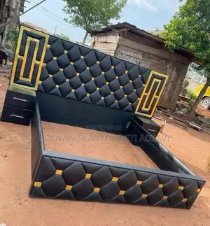 King Size Bed Frame and Side Drawer Available
