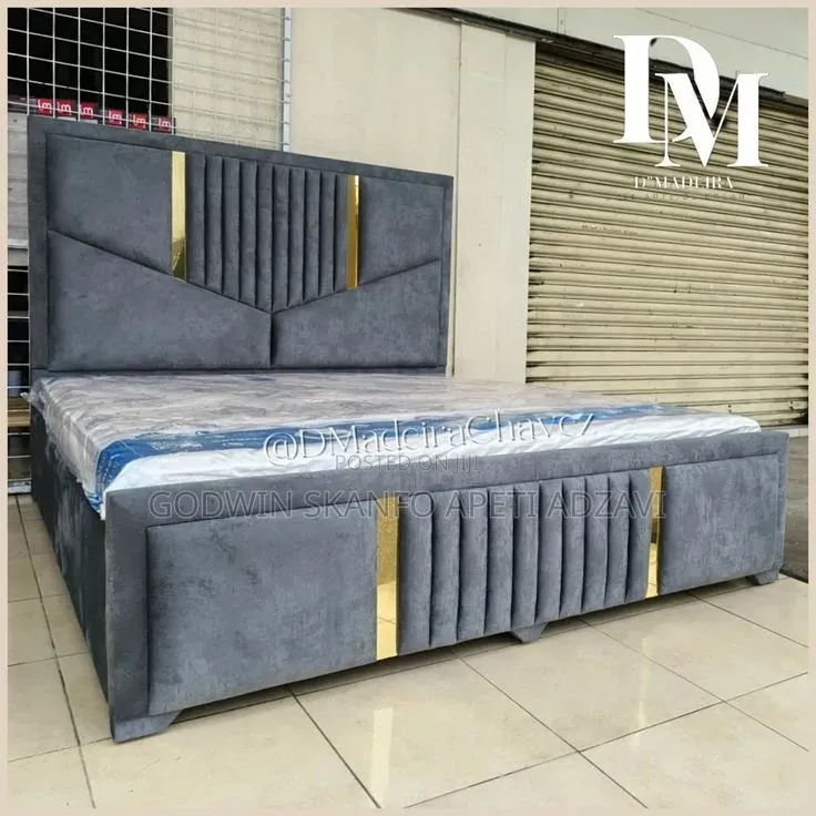 Queen Size Bed Frame and Mattress Side Drawer Available