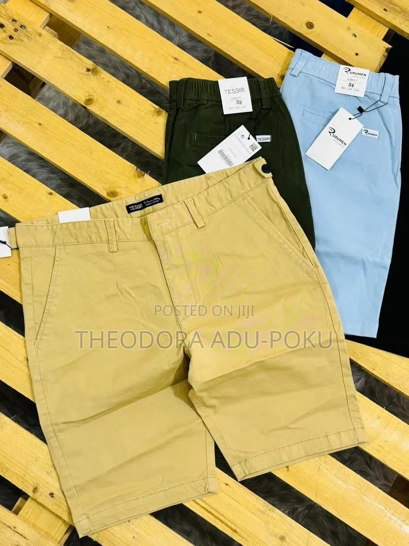Men Khaki Shorts