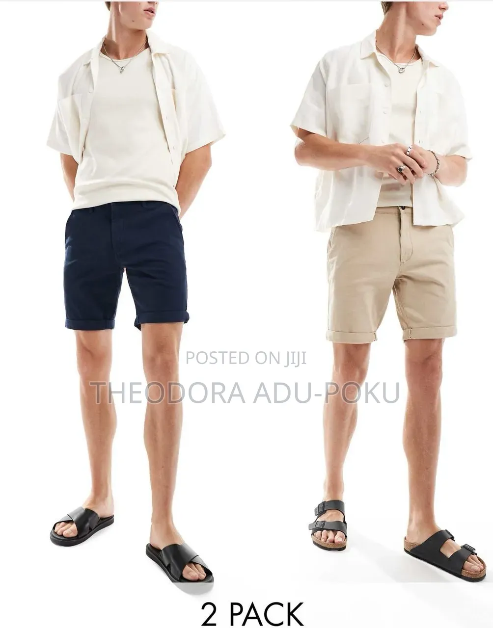 Men Khaki Shorts