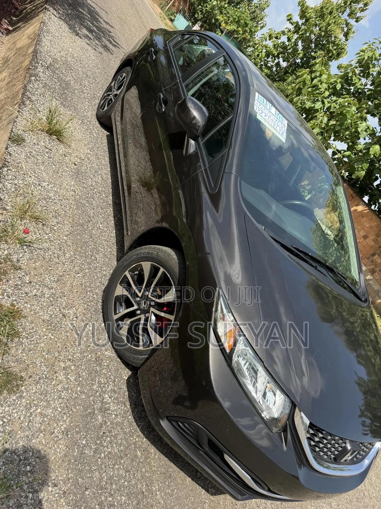 Honda Civic EX 4dr Sedan (1.8L 4cyl CVT) 2014 Gray