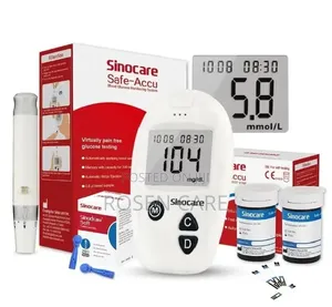 Glucometer Sugar Level Glucose Meter Monitor With 50 Strips