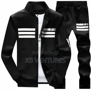 Luxe Finish Men's Casual Long Sleeve Jacket and Pants