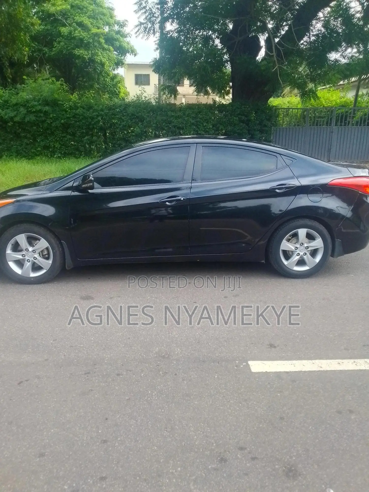 Hyundai Elantra GLS 2012 Black