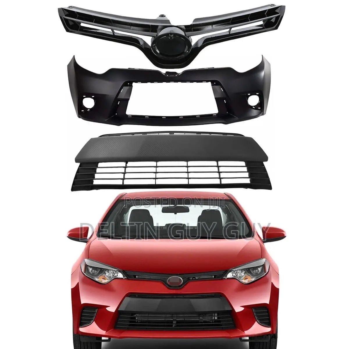 Corolla 14-18 Complete Front Bumper