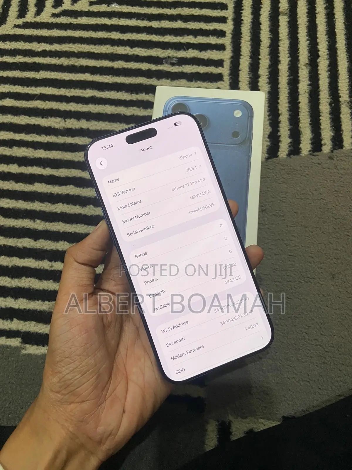 Apple iPhone 17 Pro Max 256 GB Blue