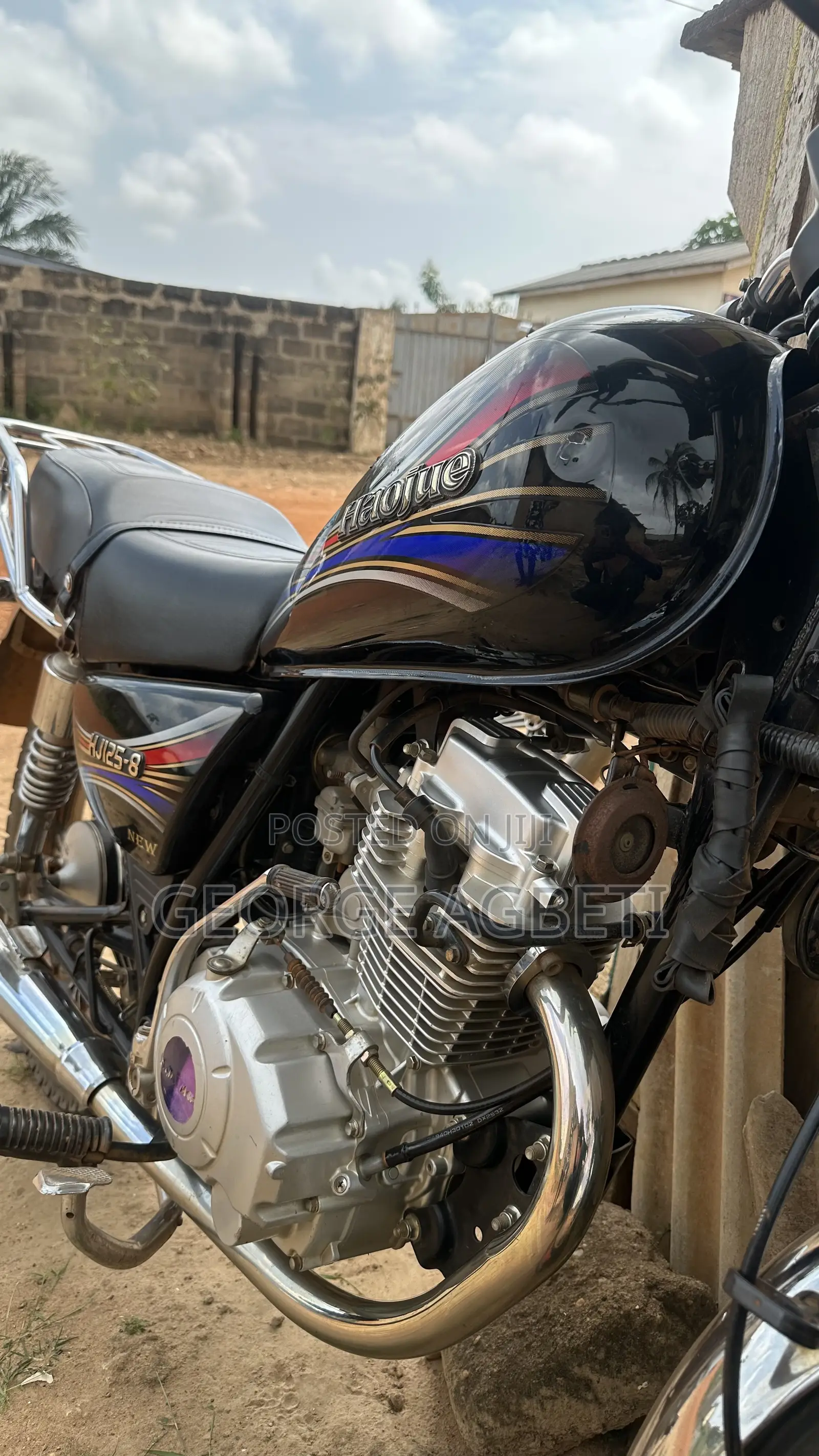 Haojue HJ125-8K 2025 Black