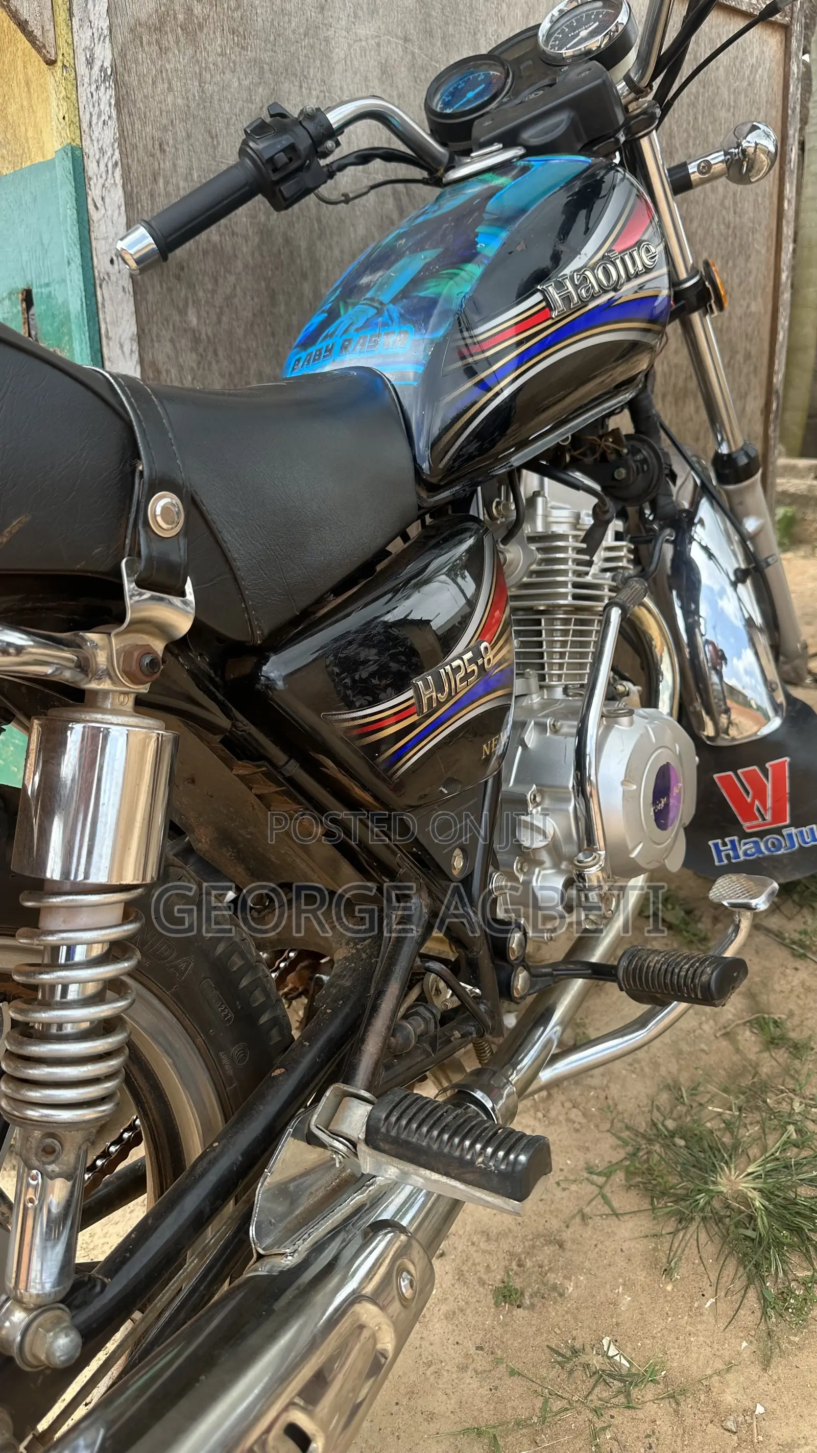 Haojue HJ125-8K 2025 Black