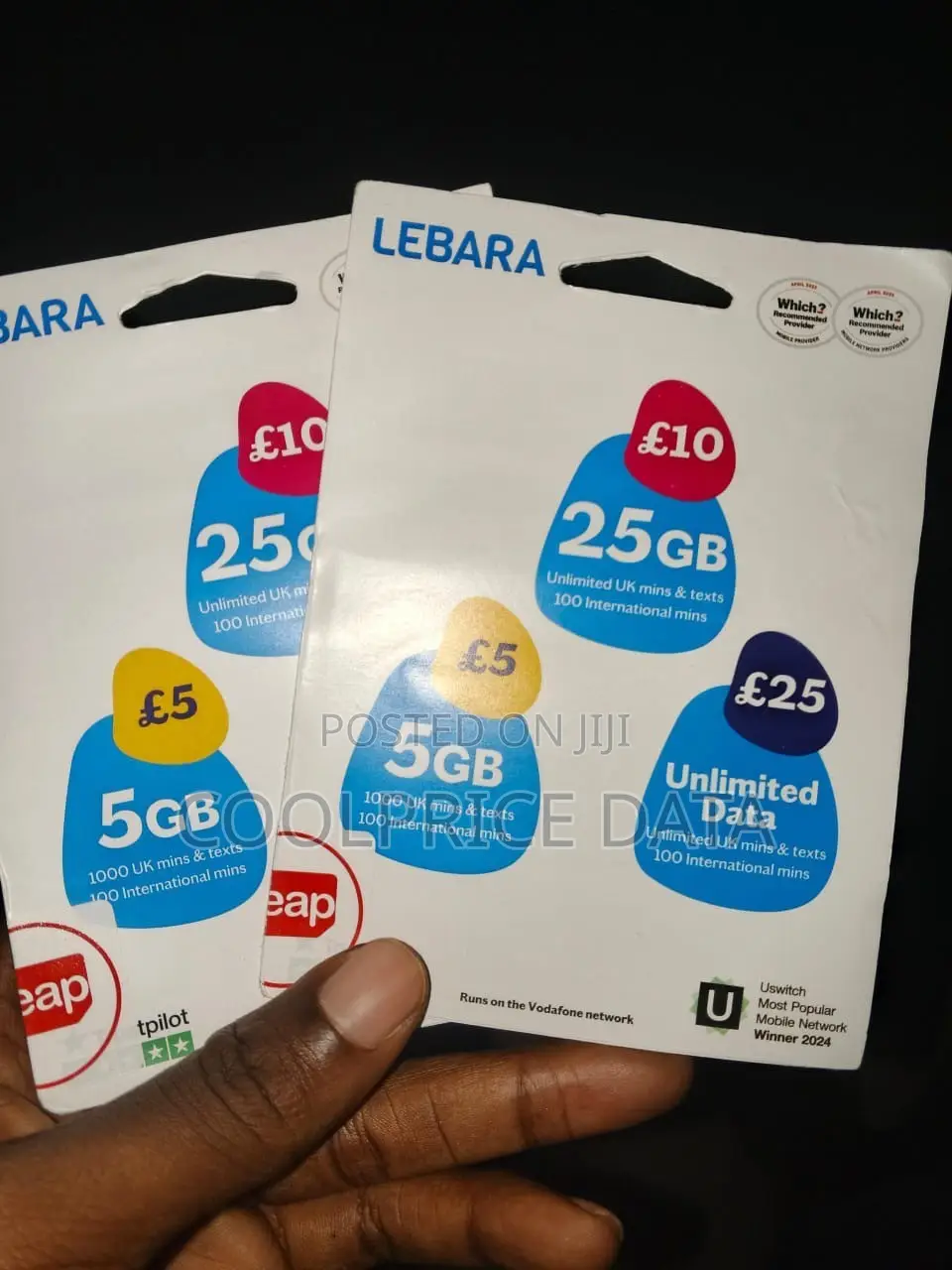Activated Lebara UK International SIM Cards