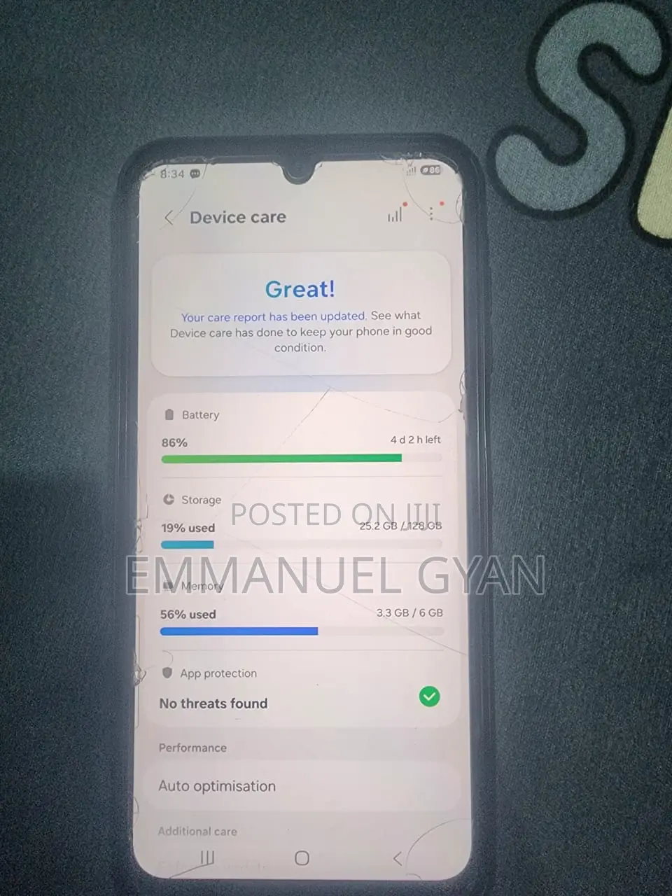 Samsung Galaxy A25 128 GB Blue