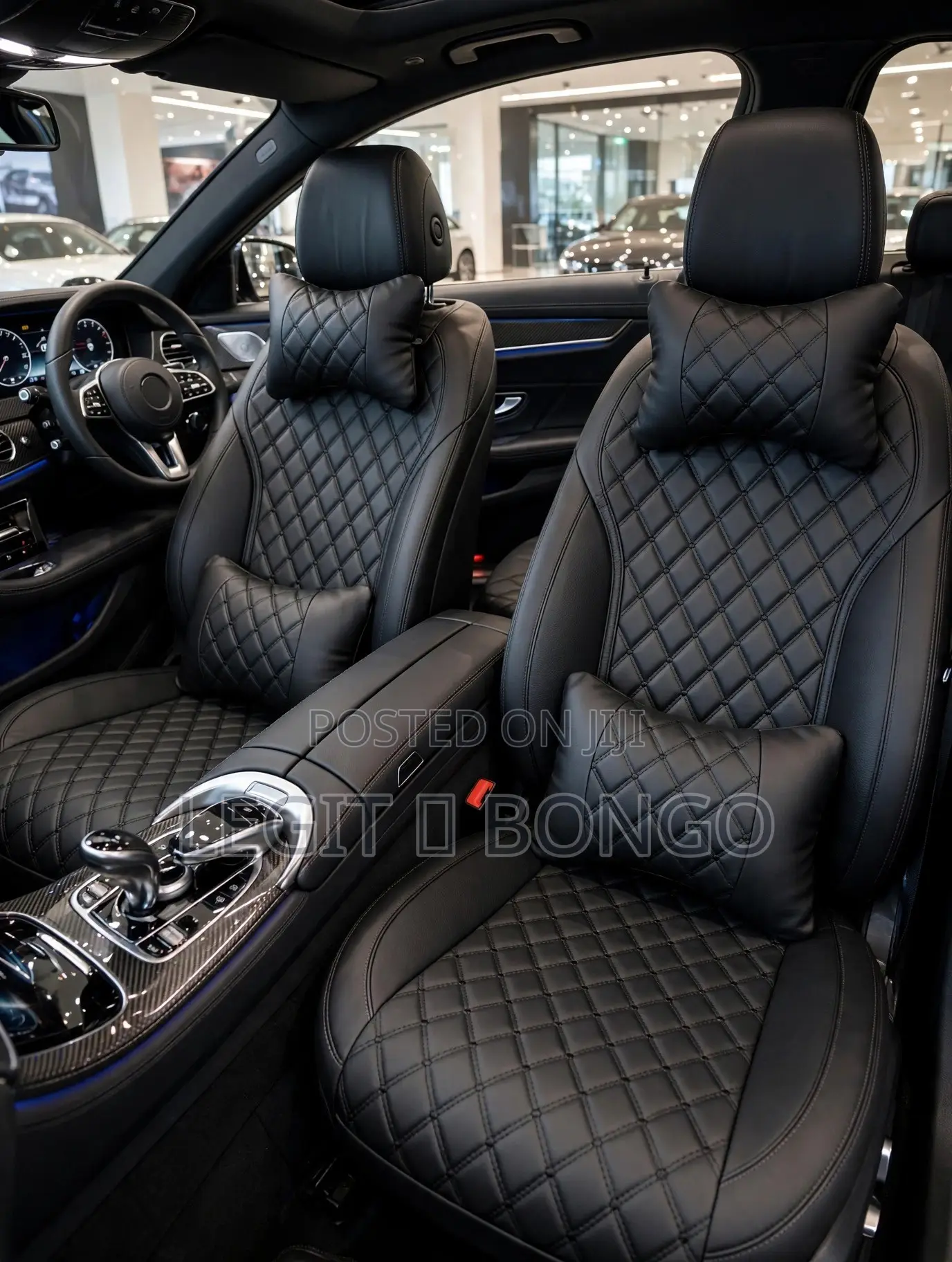Half Leather Seat Cover for Salon Cars