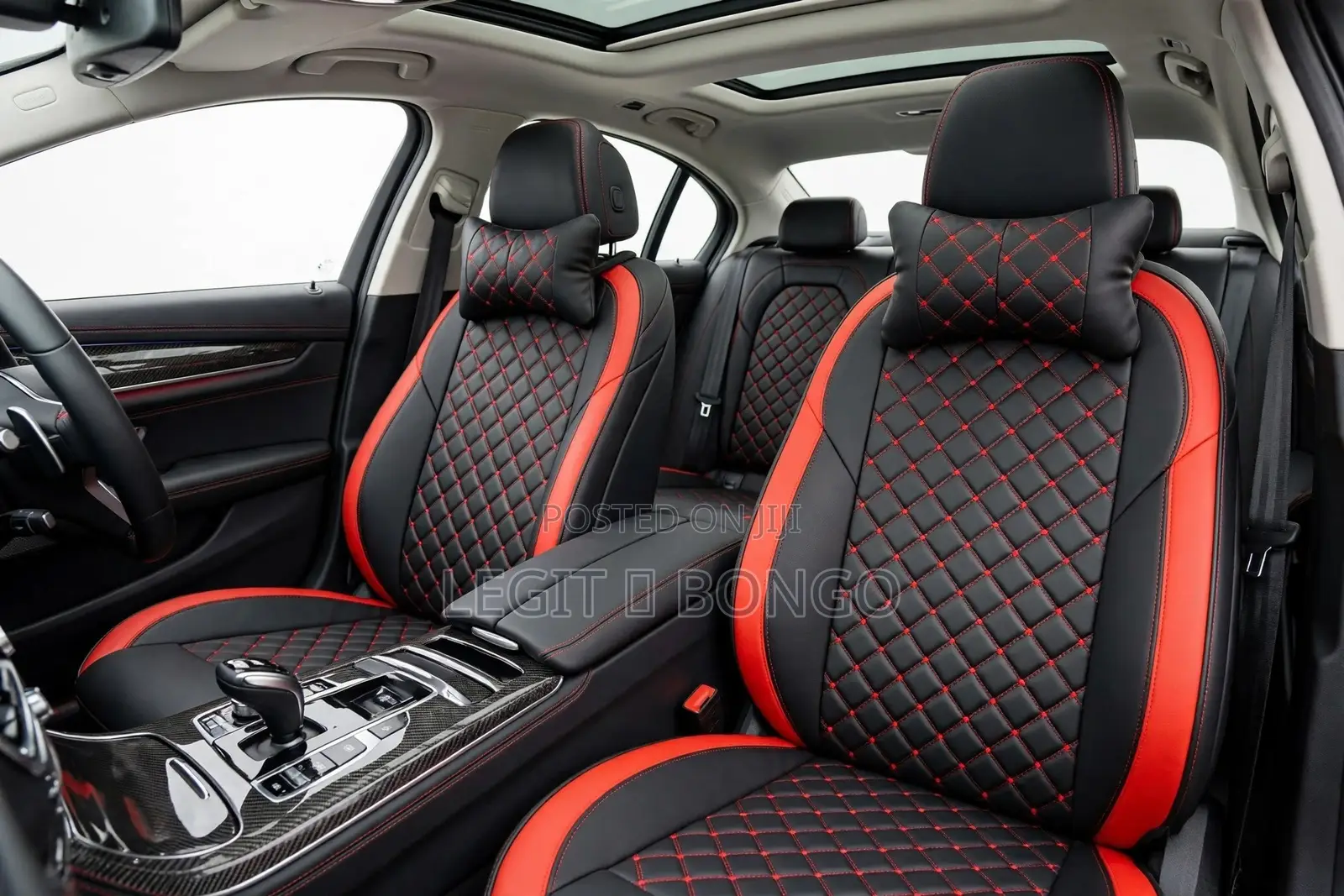 Half Leather Seat Cover for Salon Cars