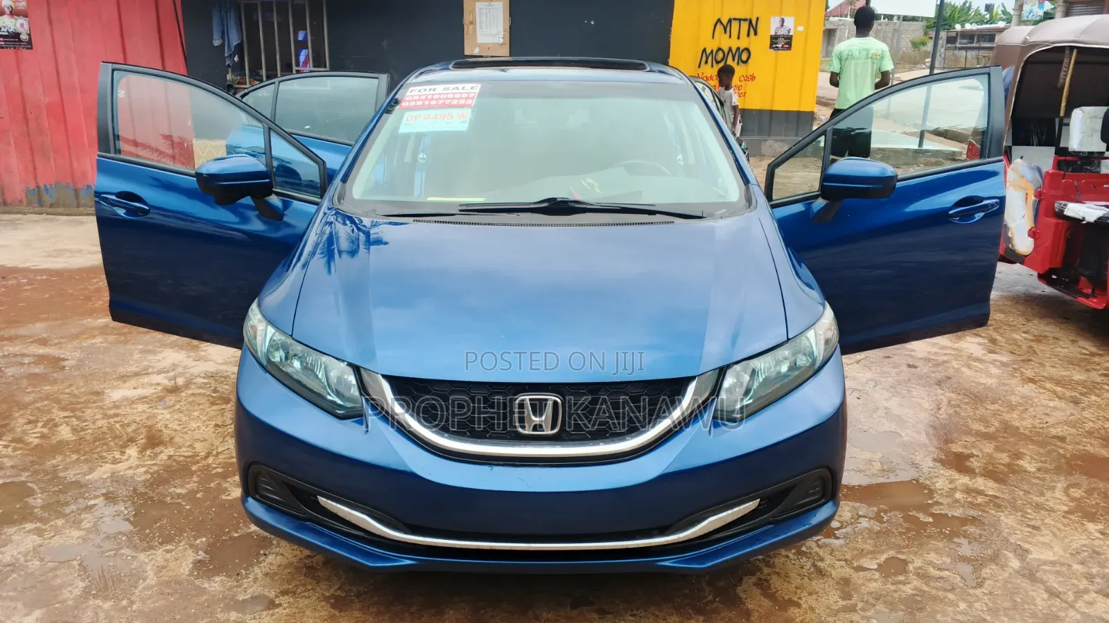 Honda Civic LX 4dr Sedan (1.8L 4cyl 5M) 2015 Blue