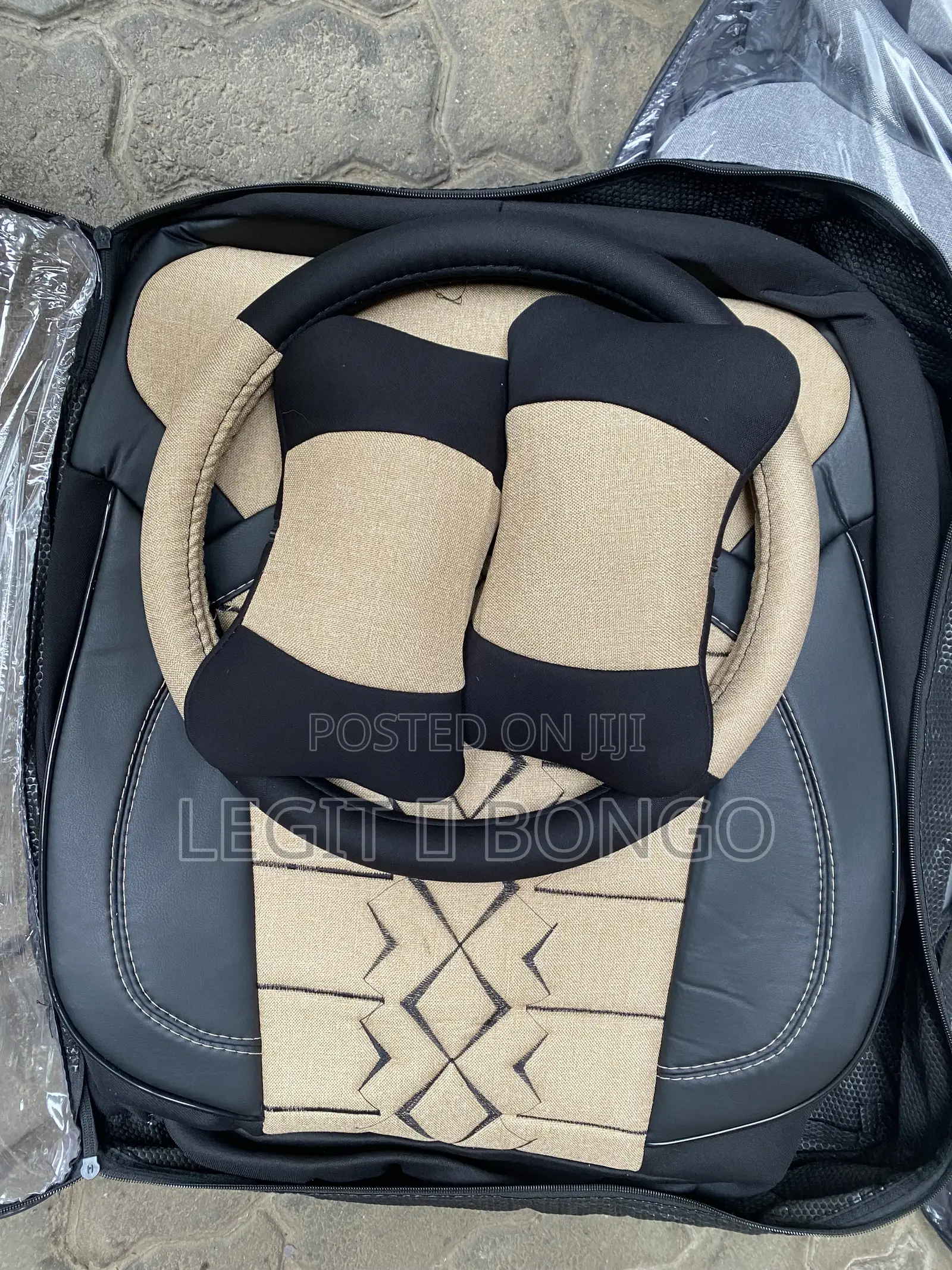 Half Leather Seat Cover for Salon Cars