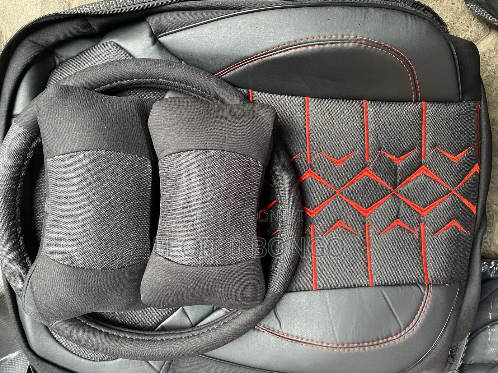 Half Leather Seat Cover for Salon Cars