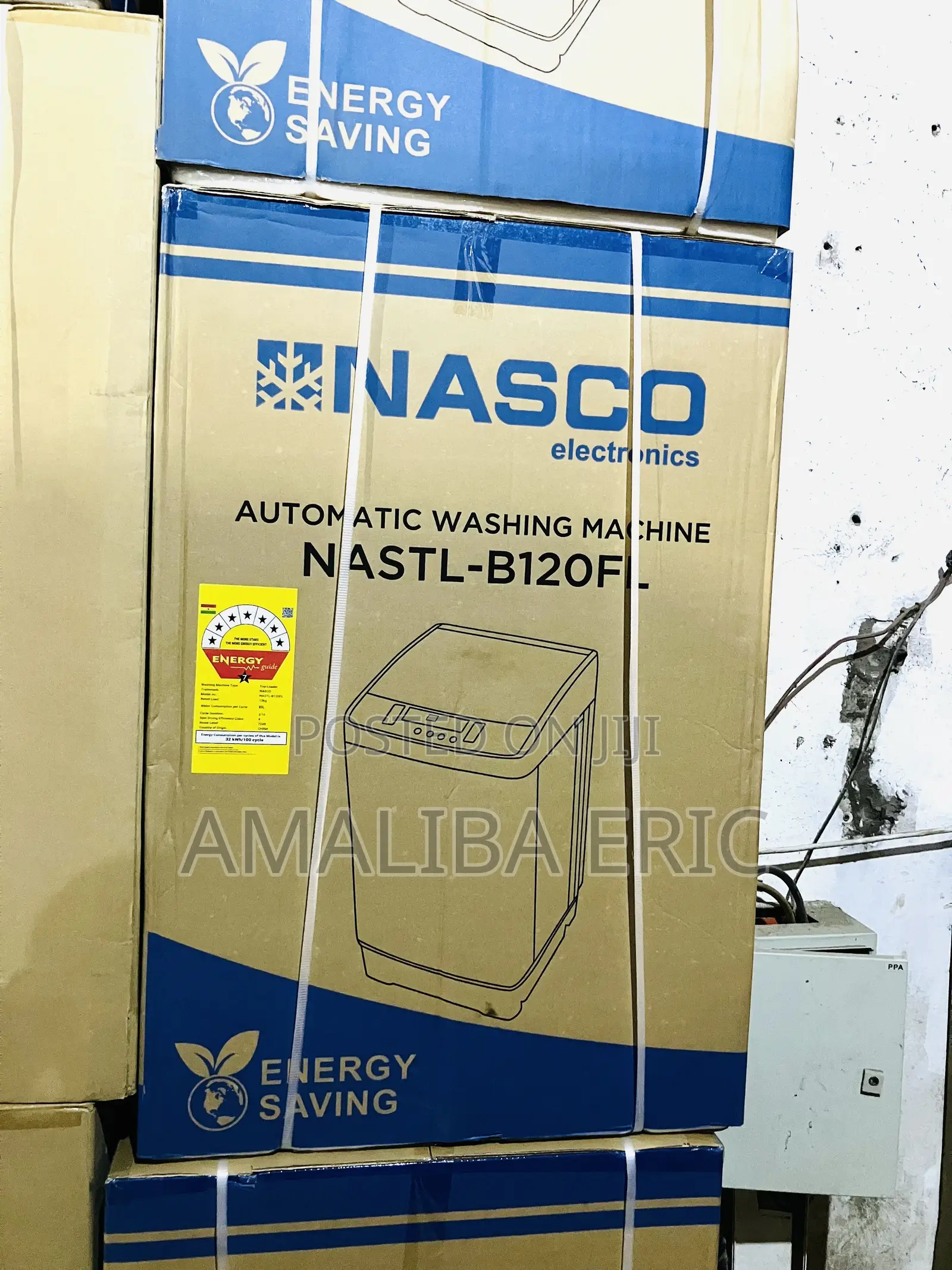 Nasco 12kg Washing Machine (Nastl-B120fl)