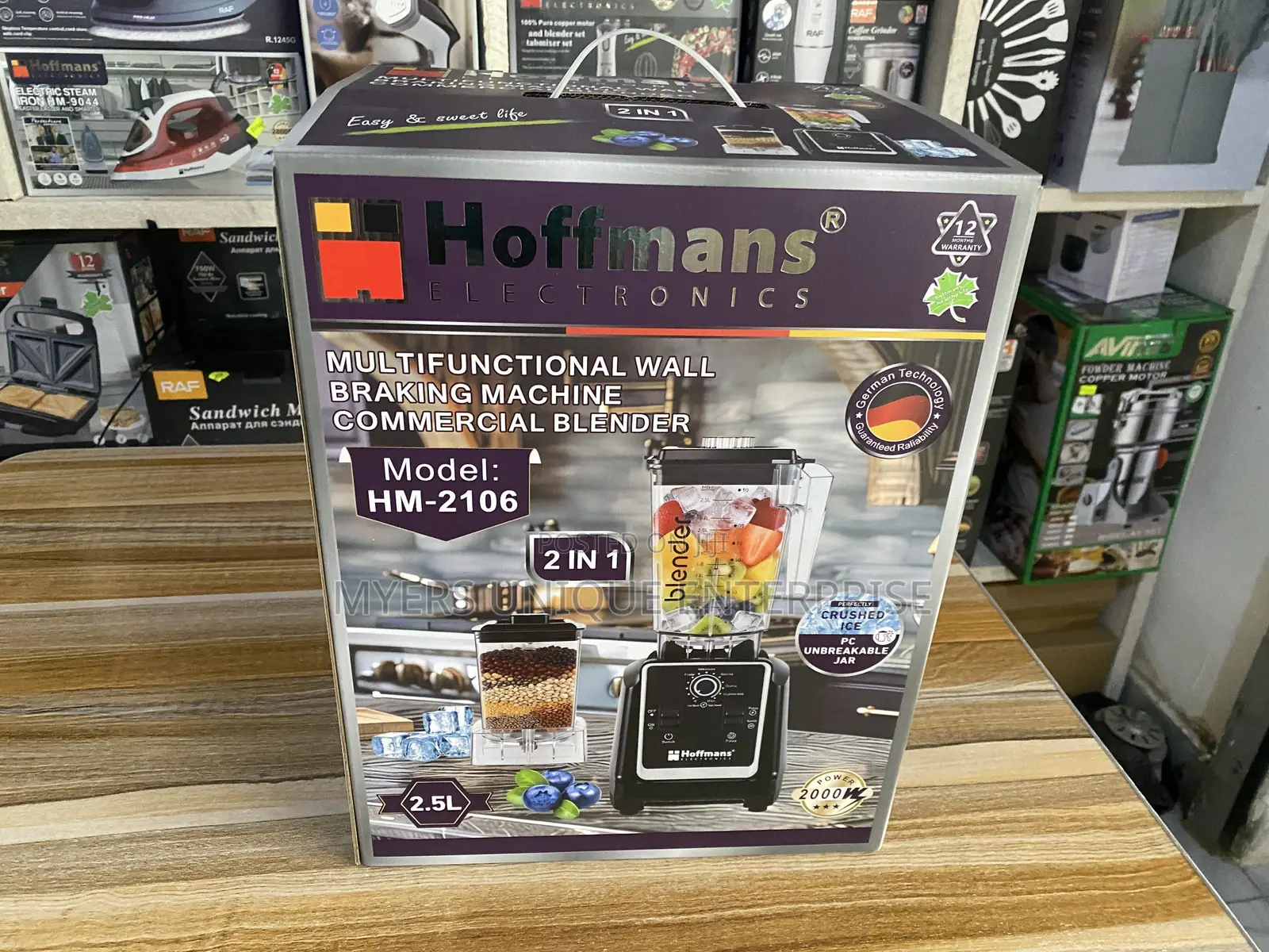 Hoffmans Professional Commercial Blender Machine