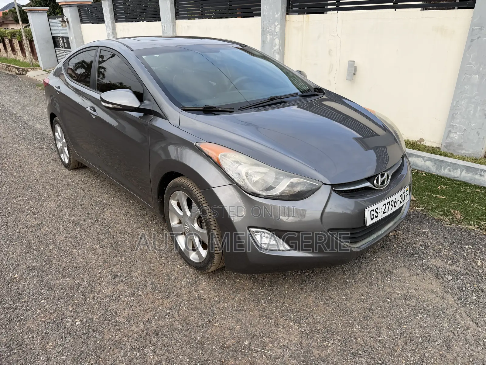 Hyundai Elantra Limited Sedan FWD (1.8L 4cyl 6A) 2013 Gray