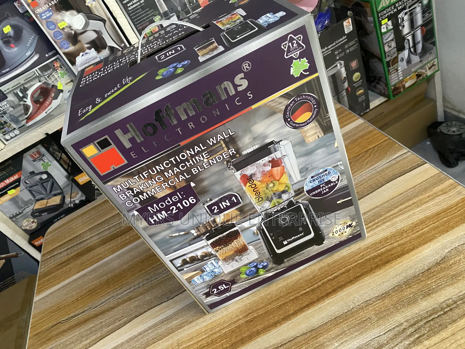 Hoffmans Blender for Juice Bars and Restaurants