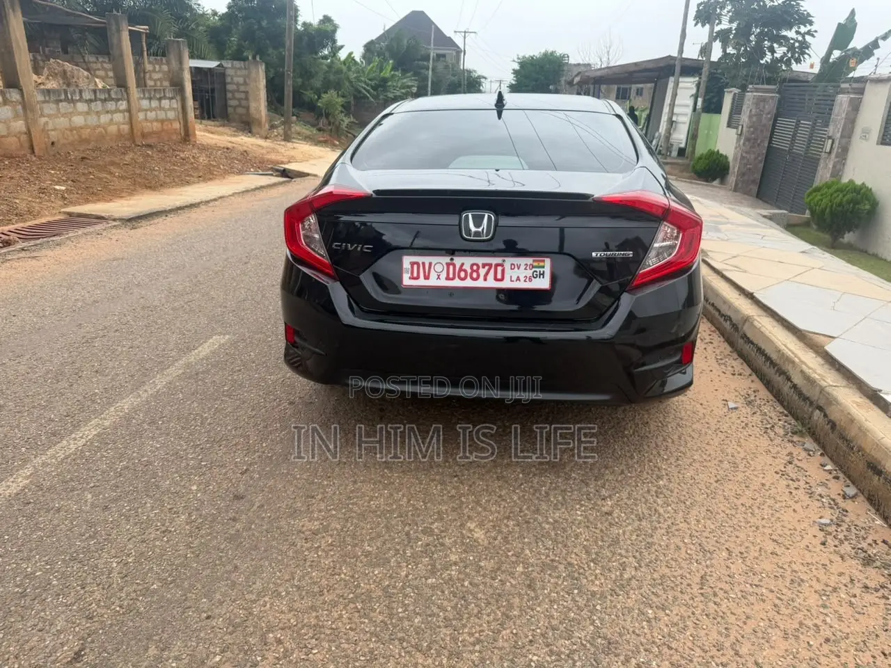 Honda Civic Touring Sedan 2018 Black