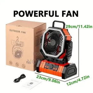 Rechargeable Fan and Light