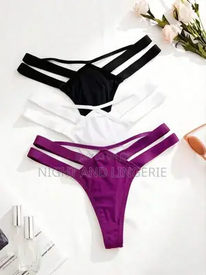 Ladies Thongs ( 3Pcs ) Set)