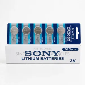 Sony CR2032 3V Lithium Battery 5pcs Car Key CMOS