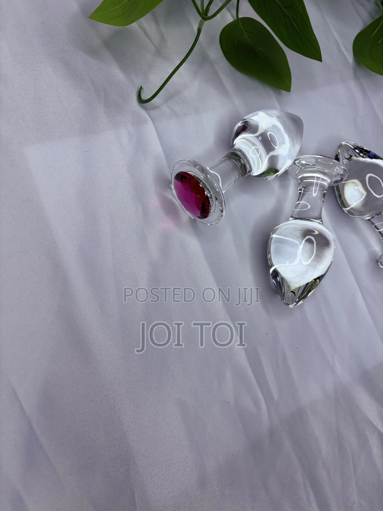 Crystal Glide Glass Butt Plug