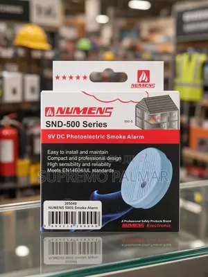 9V Battery Smoke Detector With Test Button | Home Fire Alarm 85dB