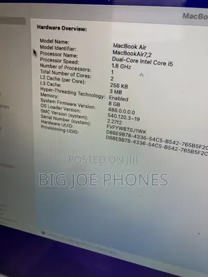 Laptop Apple MacBook Air 2015 8GB Intel Core i5 SSD 128GB