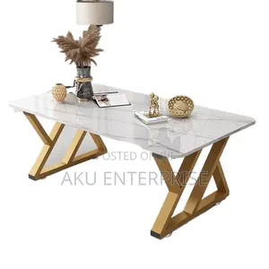 Modern Rock-Slab Coffee Table