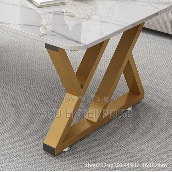 Modern Rock-Slab Coffee Table