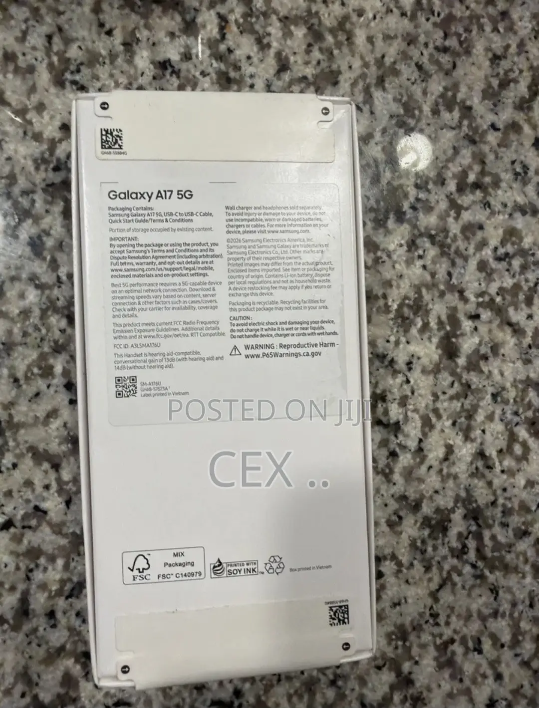 New Samsung Galaxy A17 5G 256 GB Black