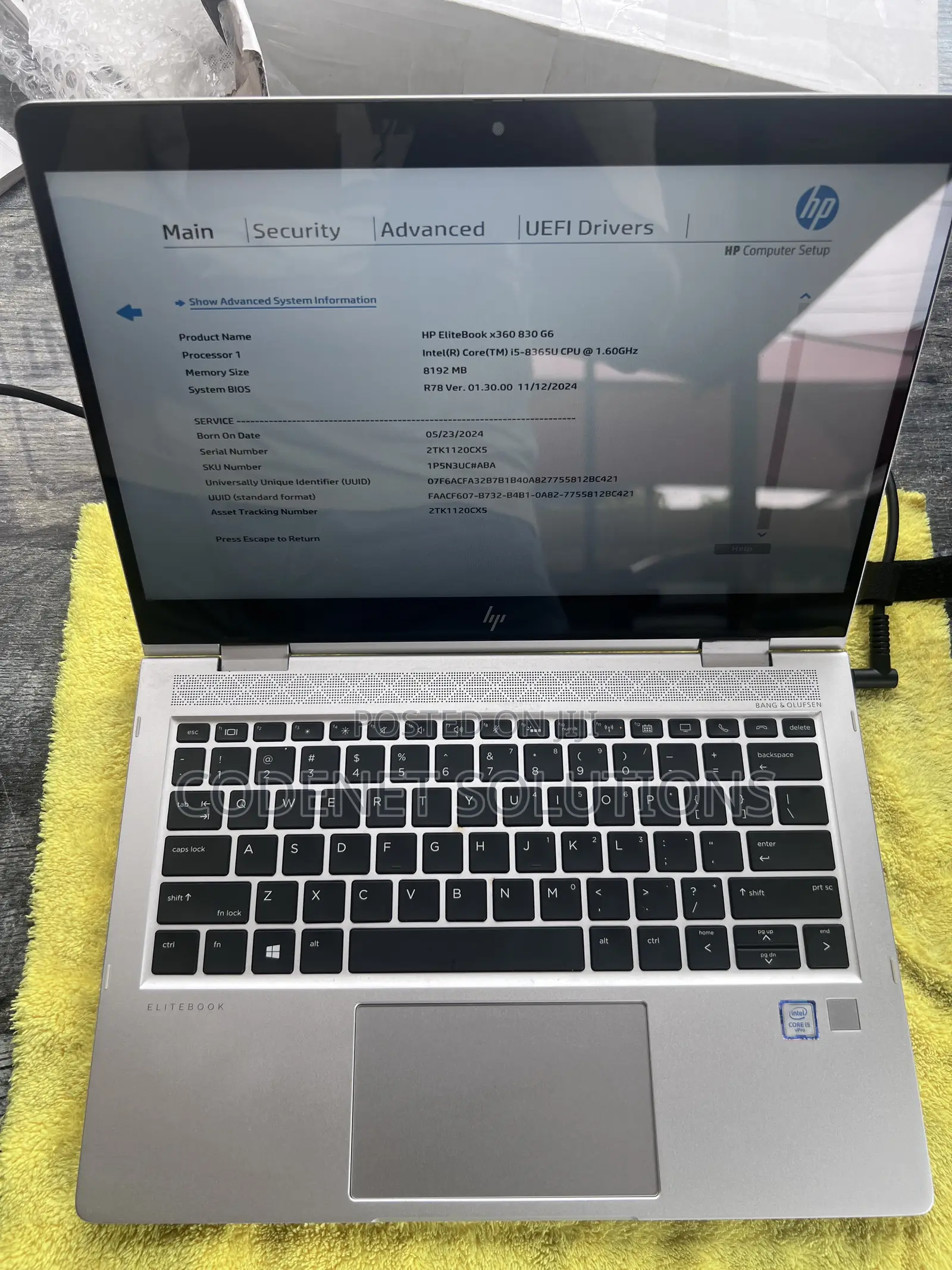 Laptop HP EliteBook 830 G6 8GB Intel Core i5 SSD 256GB