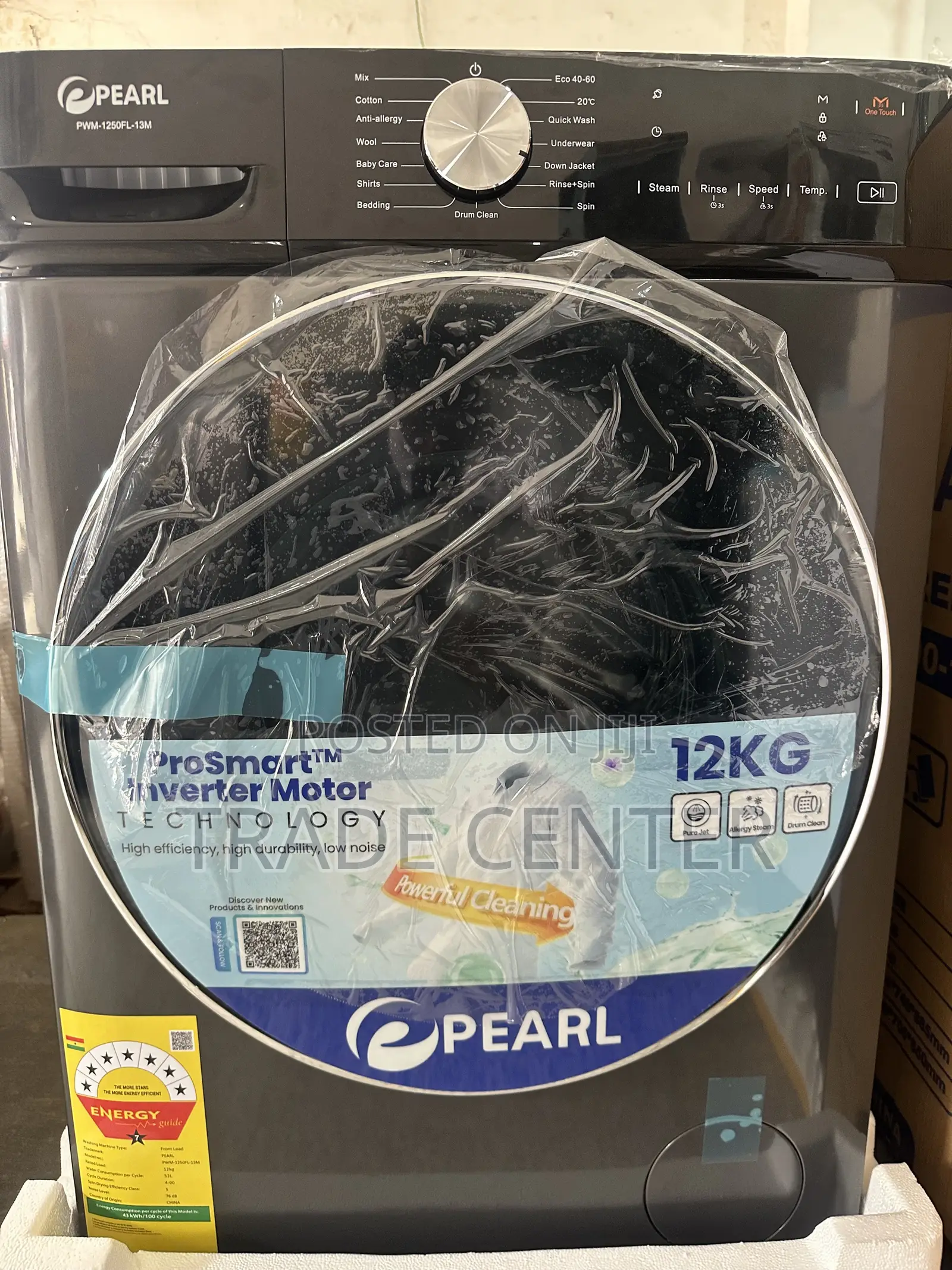 Pearl 12KG Front Load Full Automatic Washing Machine