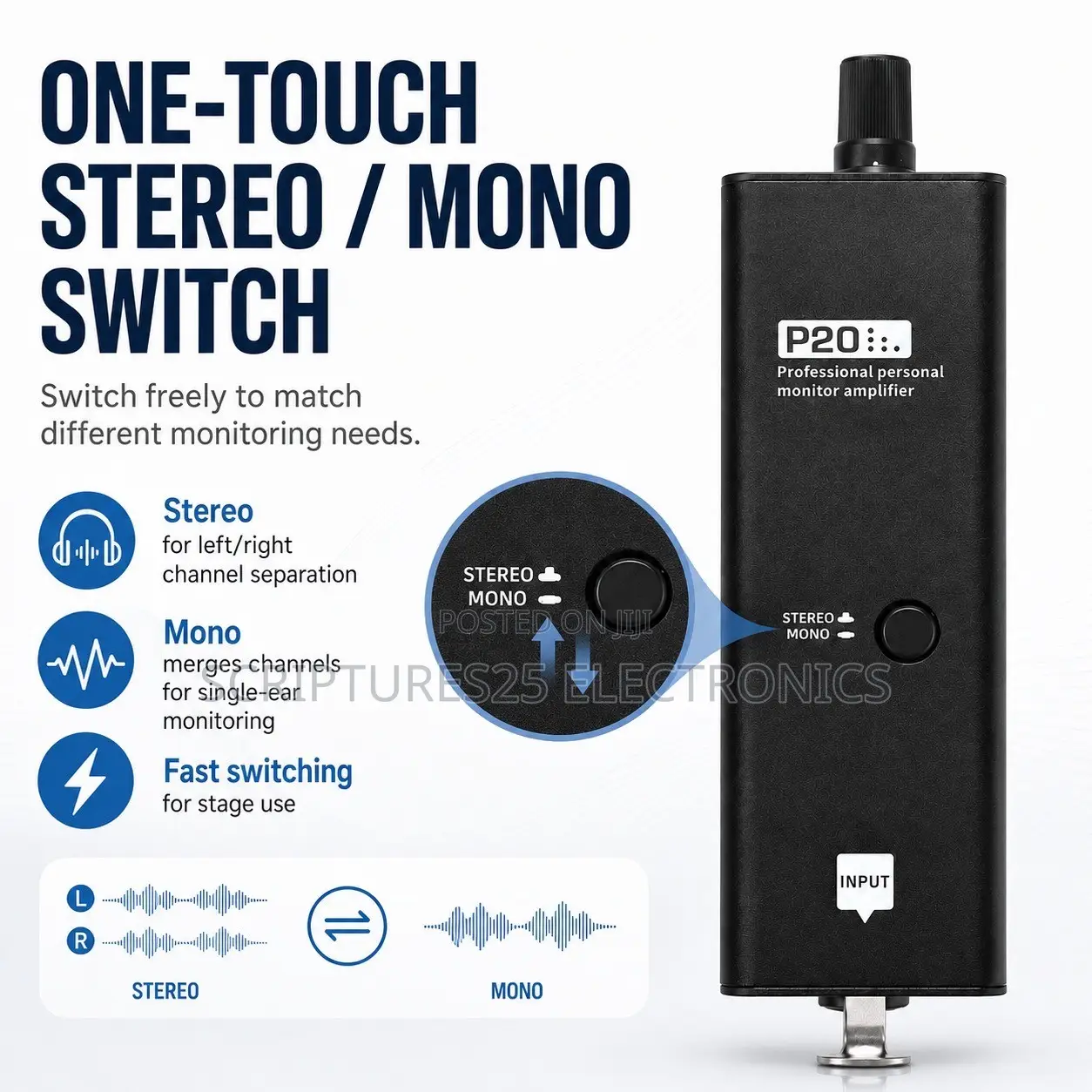 P2 P20 Inear Monitor Amplifier