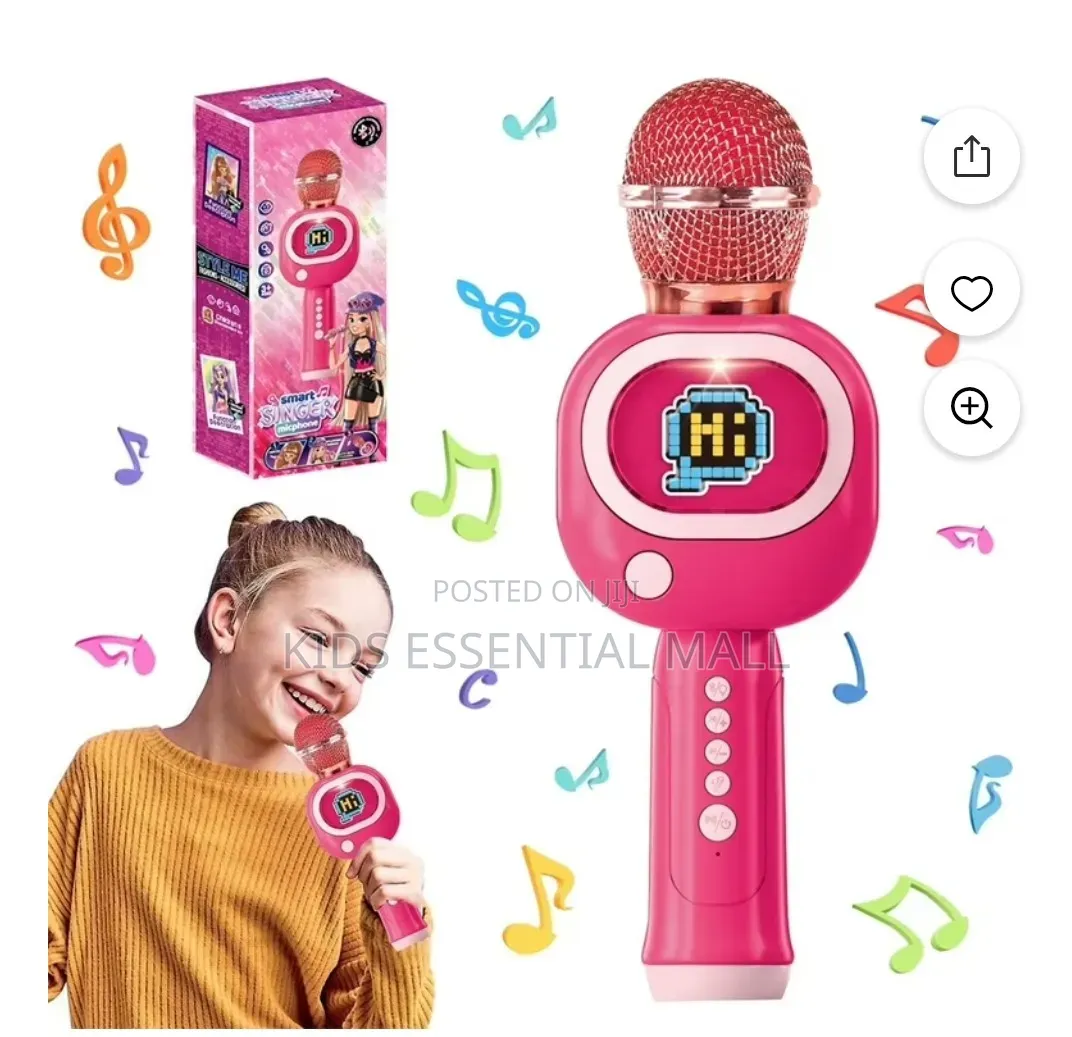 Smart Bluetooth Karaoke Microphone for Kids