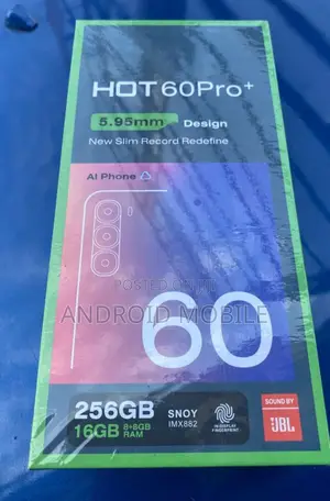New Infinix Hot 60 Pro+ 256 GB Blue