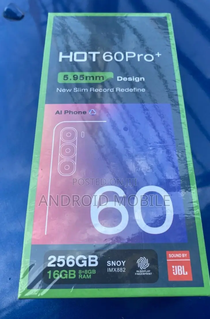 New Infinix Hot 60 Pro+ 256 GB Blue