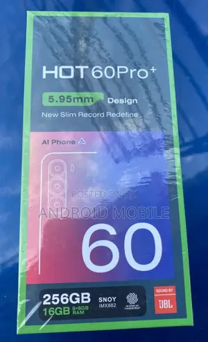 New Infinix Hot 60 Pro+ 256 GB Blue