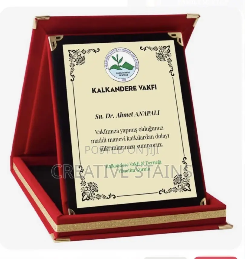 Crystal Awards Plaques