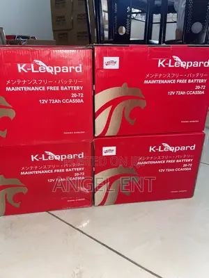 K-Leopard 72Ah (13 Plates) Quality Maintenance Free Battery Available