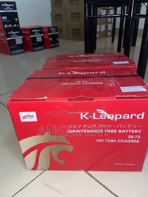 K-Leopard 72Ah (13 Plates) Quality Maintenance Free Battery Available